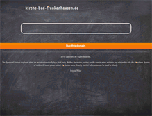 Tablet Screenshot of kirche-bad-frankenhausen.de